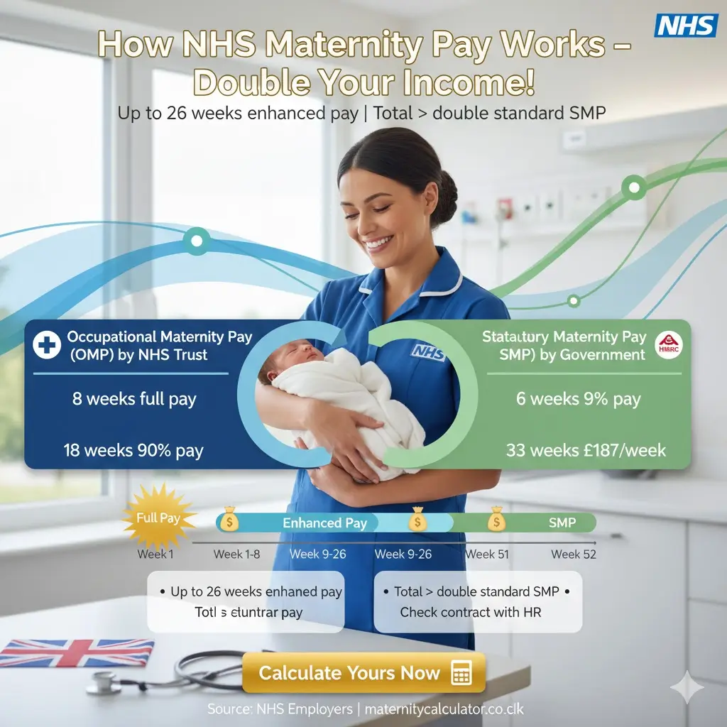 How Does NHS Maternity Pay Work diagram
