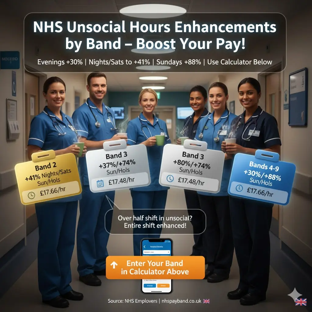 Unsocial Hours Enhancements by Band